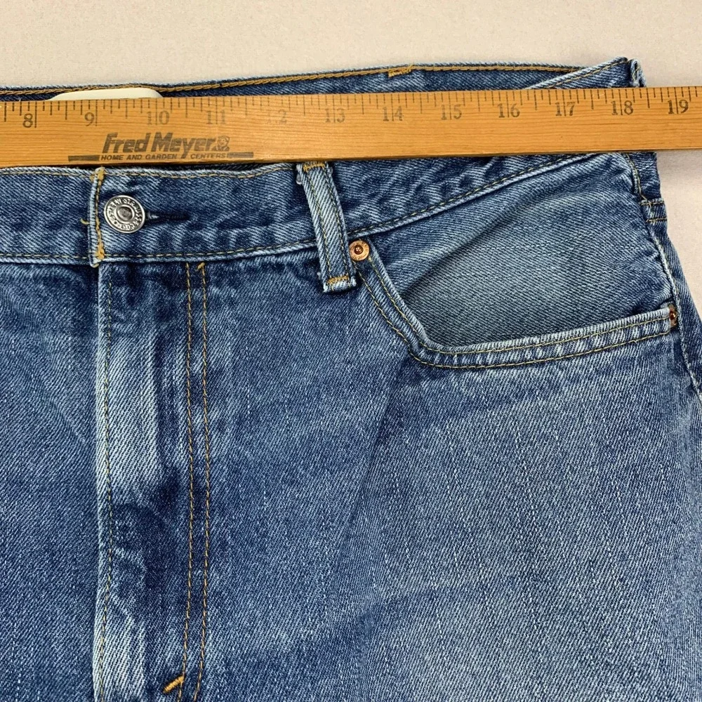 Vintage Levis 550 Men's 38x29‎ Blue Y2K Relaxed Fit Loose 100% Cotton